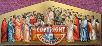 La morte della Vergine-hand-painted-icon-25x56
