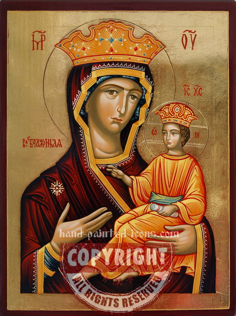 Theotokos Pammakaristos-Vseblazhennaya-hand-painted-icon