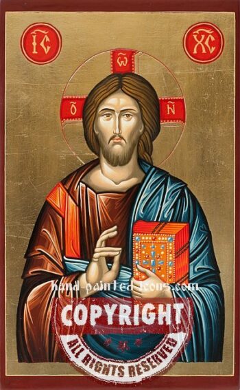 Christ Pantocrator-hand-painted-icon-30x20cm