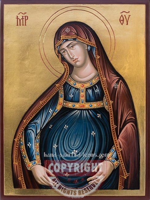 The Virgin Mary - Pregnant With Christ » Orthodox Icon